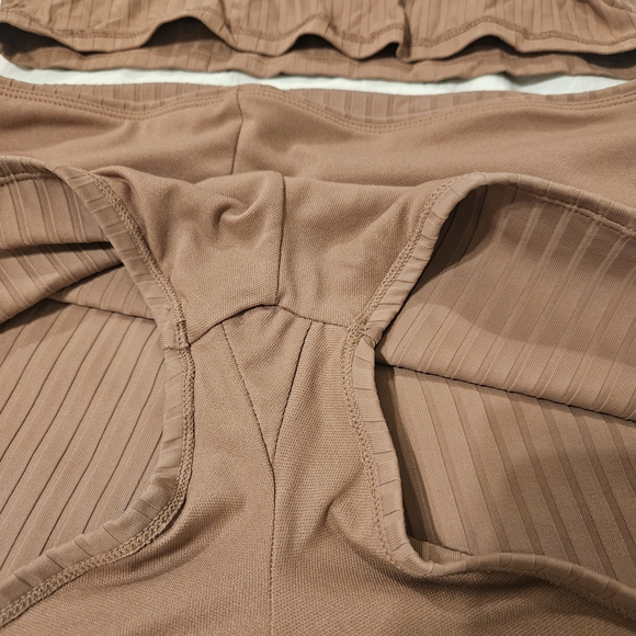 Shade & Shore Ribbed Tan Intimate Set - Picture 5 of 6